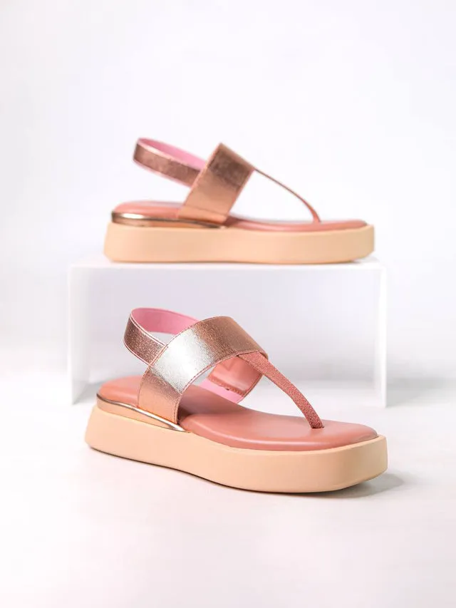 Wendy Pink Flatform Heels