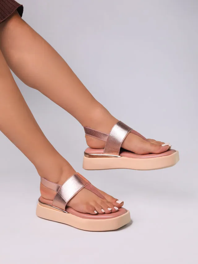 Wendy Pink Flatform Heels